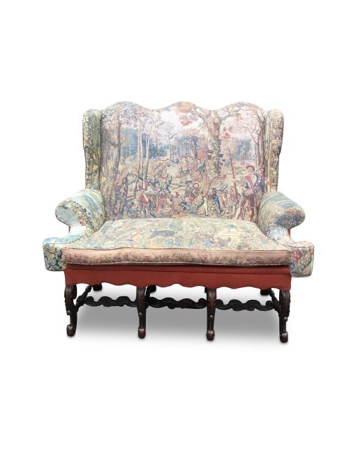 19TH CENTURY CAROLEAN STYLE SETTEE - ADDITIONAL PHOTO 11