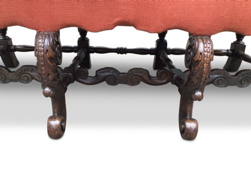 19TH CENTURY CAROLEAN STYLE SETTEE - ADDITIONAL PHOTO 15