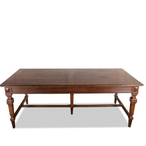LARGE C19TH OAK FARMHOUSE TABLE - ADDITIONAL PHOTO 7