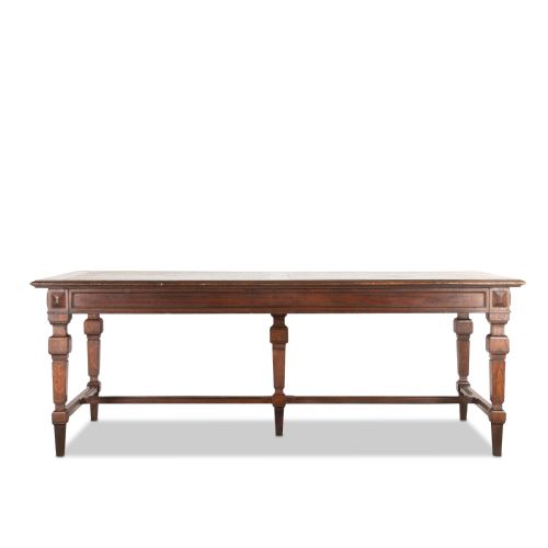 LARGE C19TH OAK FARMHOUSE TABLE - ADDITIONAL PHOTO 8