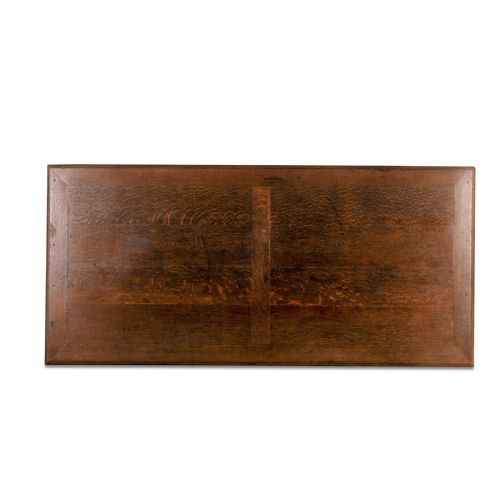 LARGE C19TH OAK FARMHOUSE TABLE - ADDITIONAL PHOTO 12