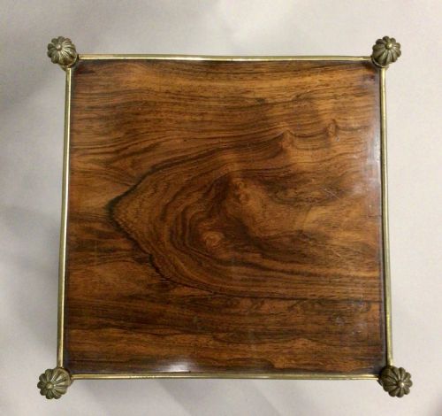 19TH CENTURY ROSEWOOD AND BRASS ETAGERE - ADDITIONAL PHOTO 6