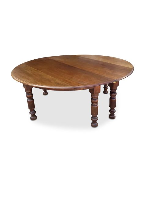19th century large round table - CATEGORY: ANTIQUE TABLES - DATED 19TH CENTURY
