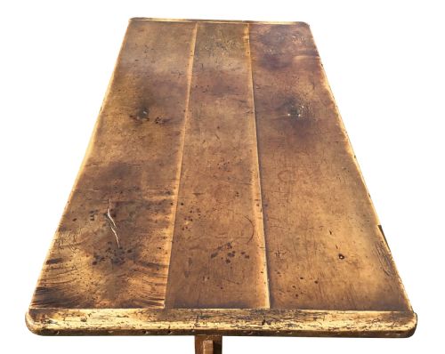 EARLY 19TH CENTURY FRUITWOOD FARMHOUSE TABLE - ADDITIONAL PHOTO 1