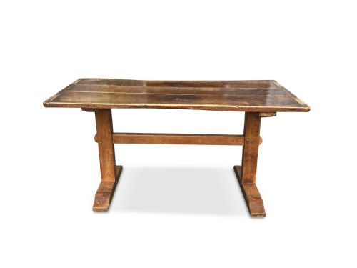 EARLY 19TH CENTURY FRUITWOOD FARMHOUSE TABLE - ADDITIONAL PHOTO 3