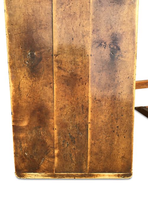 EARLY 19TH CENTURY FRUITWOOD FARMHOUSE TABLE - ADDITIONAL PHOTO 8