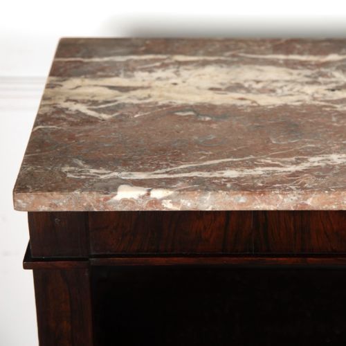REGENCY ROSEWOOD OPEN BOOKCASE - ADDITIONAL PHOTO 2