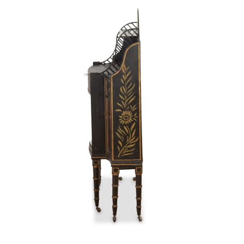 C19TH SHAPELY DECORATED SIDE CABINET - ADDITIONAL PHOTO 6
