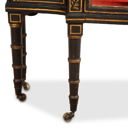 C19TH SHAPELY DECORATED SIDE CABINET - ADDITIONAL PHOTO 10