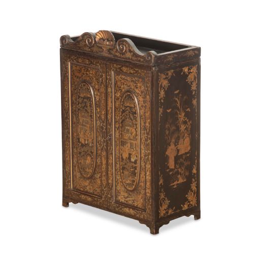 C19TH CHINOISERIE TABLE CABINET - ADDITIONAL PHOTO 5