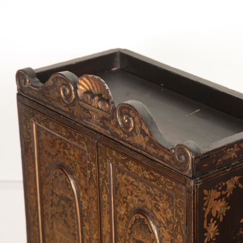 C19TH CHINOISERIE TABLE CABINET - ADDITIONAL PHOTO 7