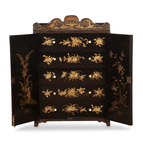 C19TH CHINOISERIE TABLE CABINET - ADDITIONAL PHOTO 8