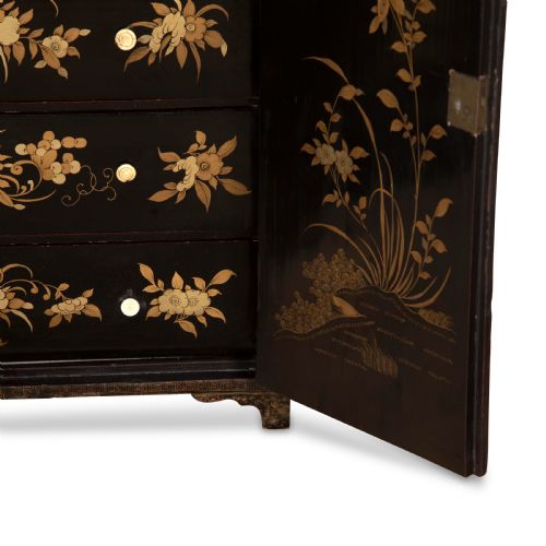 C19TH CHINOISERIE TABLE CABINET - ADDITIONAL PHOTO 10