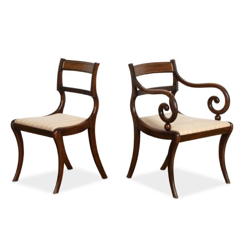 REGENCY SET OF 10 DINING CHAIRS - ADDITIONAL PHOTO 1