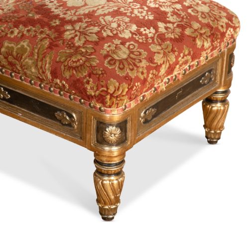LARGE C19TH PAIR OF STOOLS - ADDITIONAL PHOTO 7