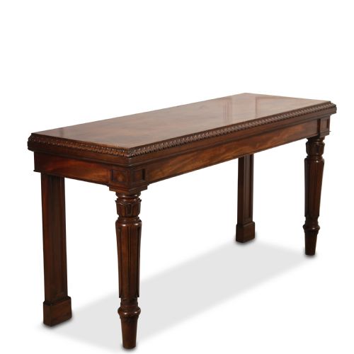 geo iv mahogany consoleserving table - CATEGORY: ANTIQUE TABLES - DATED 19TH CENTURY