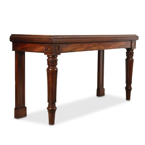 GEO IV MAHOGANY CONSOLESERVING TABLE - ADDITIONAL PHOTO 1