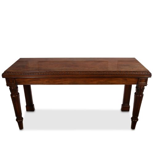 GEO IV MAHOGANY CONSOLESERVING TABLE - ADDITIONAL PHOTO 2