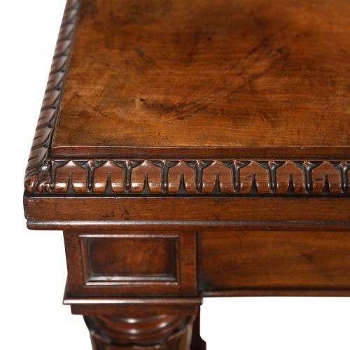 GEO IV MAHOGANY CONSOLESERVING TABLE - ADDITIONAL PHOTO 4