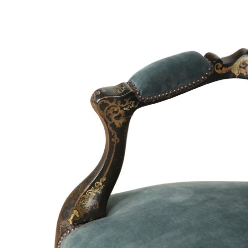 19TH CENTURY FRENCH CHINOISERIE SETTEE - ADDITIONAL PHOTO 4