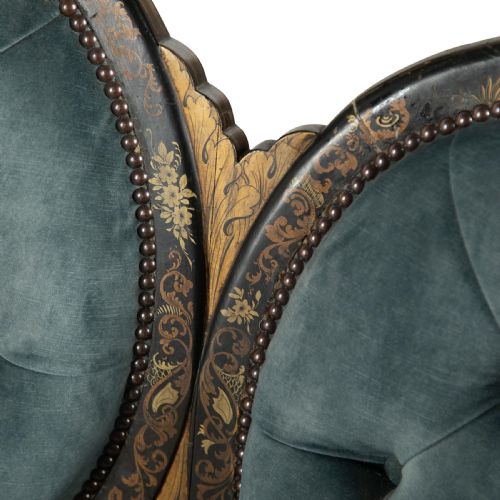 19TH CENTURY FRENCH CHINOISERIE SETTEE - ADDITIONAL PHOTO 6