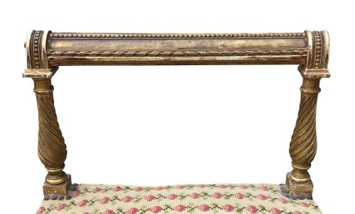 19TH CENTURY FRENCH GILTWOOD STOOL - ADDITIONAL PHOTO 10