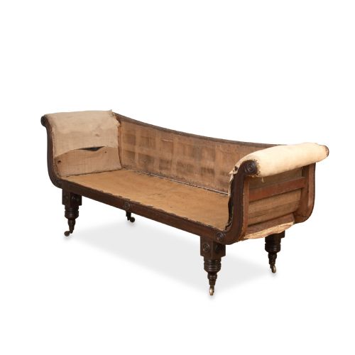 REGENCY MAHOGANY SETTEESOFA - ADDITIONAL PHOTO 2