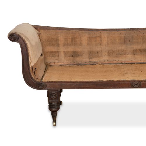 REGENCY MAHOGANY SETTEESOFA - ADDITIONAL PHOTO 4