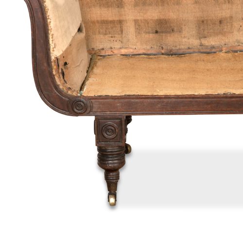 REGENCY MAHOGANY SETTEESOFA - ADDITIONAL PHOTO 5