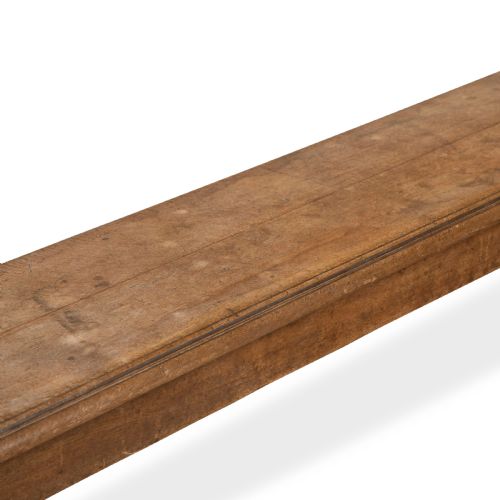 LARGE 19TH CENTURY OAK HALL BENCH - ADDITIONAL PHOTO 7