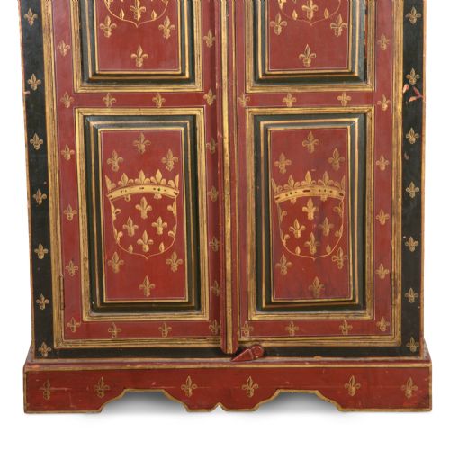 19TH CENTURY PAINTED CUPBOARD - ADDITIONAL PHOTO 5