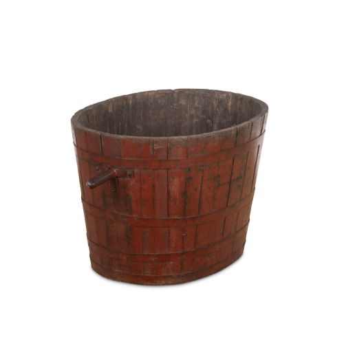 19TH CENTURY PAINTED LOG BIN - ADDITIONAL PHOTO 1