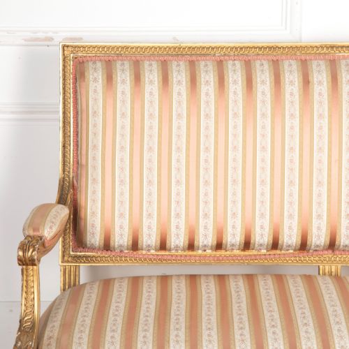 19TH CENTURY GILTWOOD SETTEE - ADDITIONAL PHOTO 2