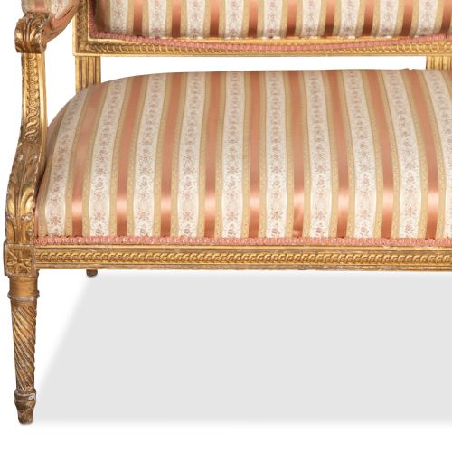 19TH CENTURY GILTWOOD SETTEE - ADDITIONAL PHOTO 3