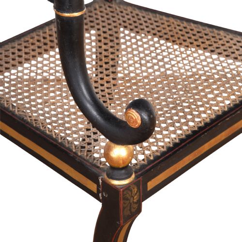 REGENCY DECORATED OPEN ARMCHAIR - ADDITIONAL PHOTO 6