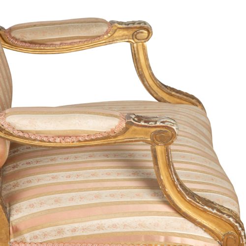 PAIR OF 19TH CENTURY OPEN ARMCHAIRS - ADDITIONAL PHOTO 5