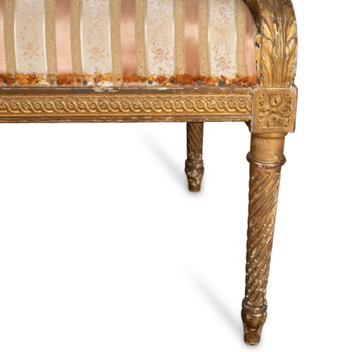PAIR OF 19TH CENTURY OPEN ARMCHAIRS - ADDITIONAL PHOTO 8