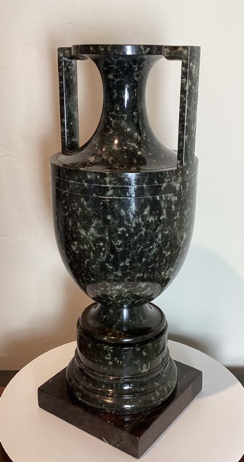 19TH CENTURY GRECIAN GRAND TOUR MARBLE URN - ADDITIONAL PHOTO 3