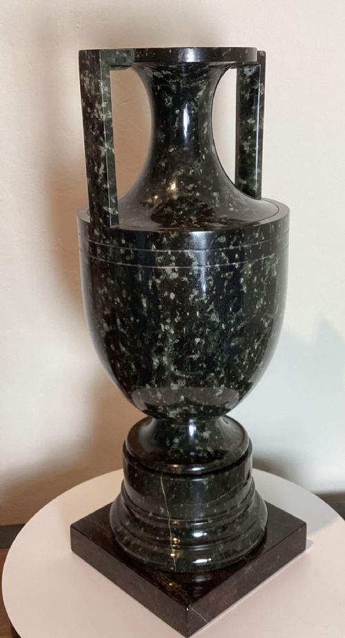 19TH CENTURY GRECIAN GRAND TOUR MARBLE URN - ADDITIONAL PHOTO 6