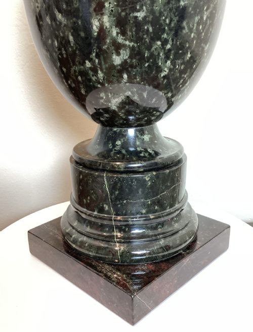 19TH CENTURY GRECIAN GRAND TOUR MARBLE URN - ADDITIONAL PHOTO 7