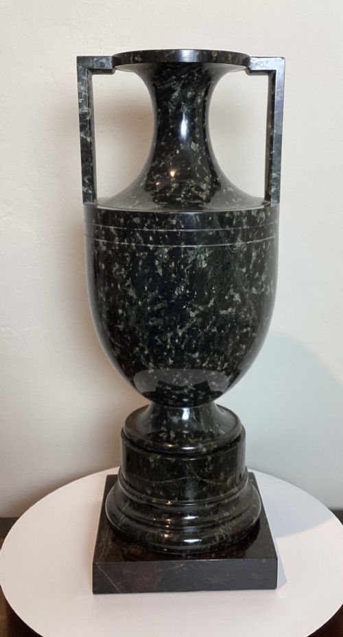 19TH CENTURY GRECIAN GRAND TOUR MARBLE URN - ADDITIONAL PHOTO 8