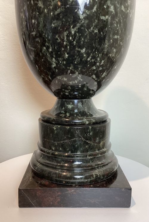 19TH CENTURY GRECIAN GRAND TOUR MARBLE URN - ADDITIONAL PHOTO 9