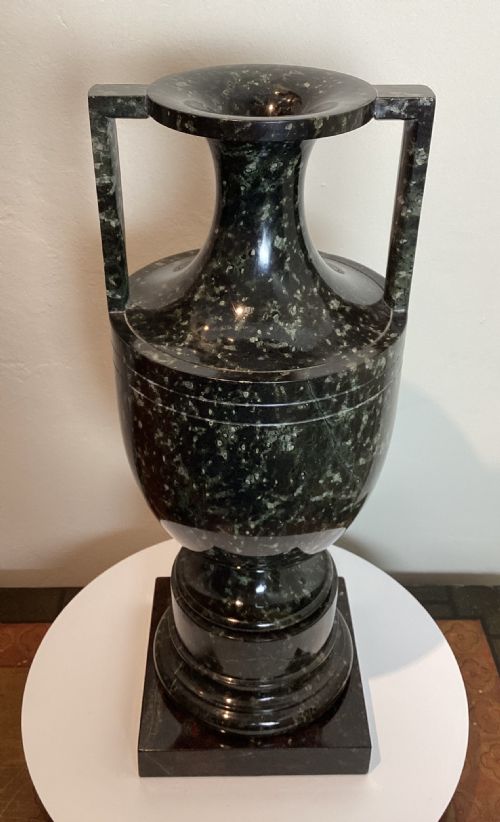 19TH CENTURY GRECIAN GRAND TOUR MARBLE URN - ADDITIONAL PHOTO 11