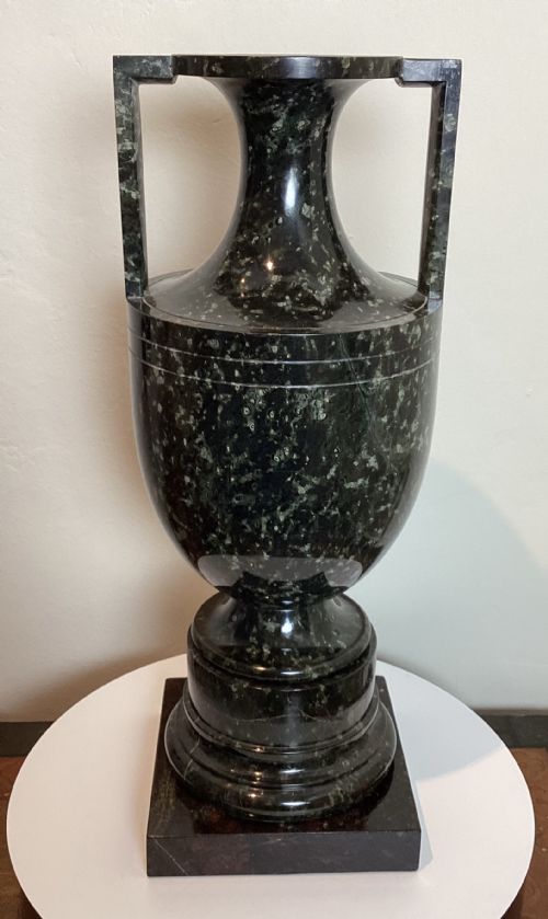19TH CENTURY GRECIAN GRAND TOUR MARBLE URN - ADDITIONAL PHOTO 12