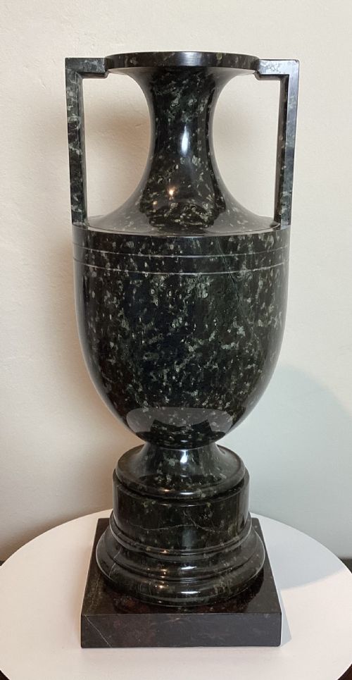 19TH CENTURY GRECIAN GRAND TOUR MARBLE URN - ADDITIONAL PHOTO 13