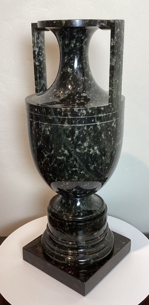 19TH CENTURY GRECIAN GRAND TOUR MARBLE URN - ADDITIONAL PHOTO 14