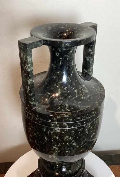 19TH CENTURY GRECIAN GRAND TOUR MARBLE URN - ADDITIONAL PHOTO 16
