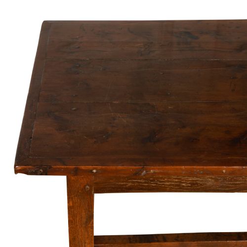 19TH CENTURY YEW AND OAK SIDE TABLE - ADDITIONAL PHOTO 3