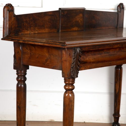19TH CENTURY IRISH YEW WOOD SIDE TABLE - ADDITIONAL PHOTO 3