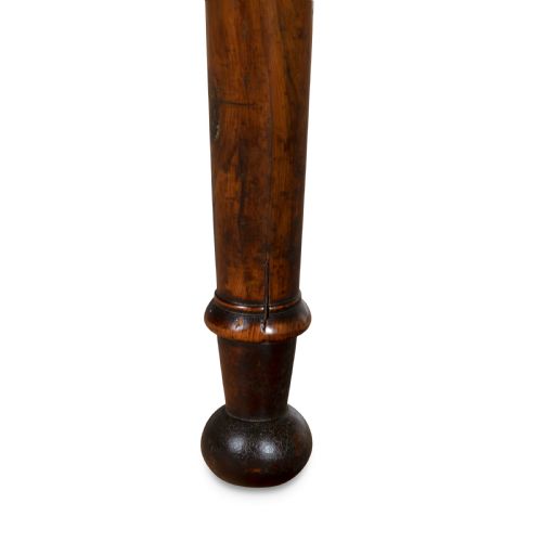 19TH CENTURY IRISH YEW WOOD SIDE TABLE - ADDITIONAL PHOTO 7
